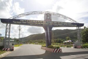 Cổng chào Cụm CN-TTCN An Ngãi